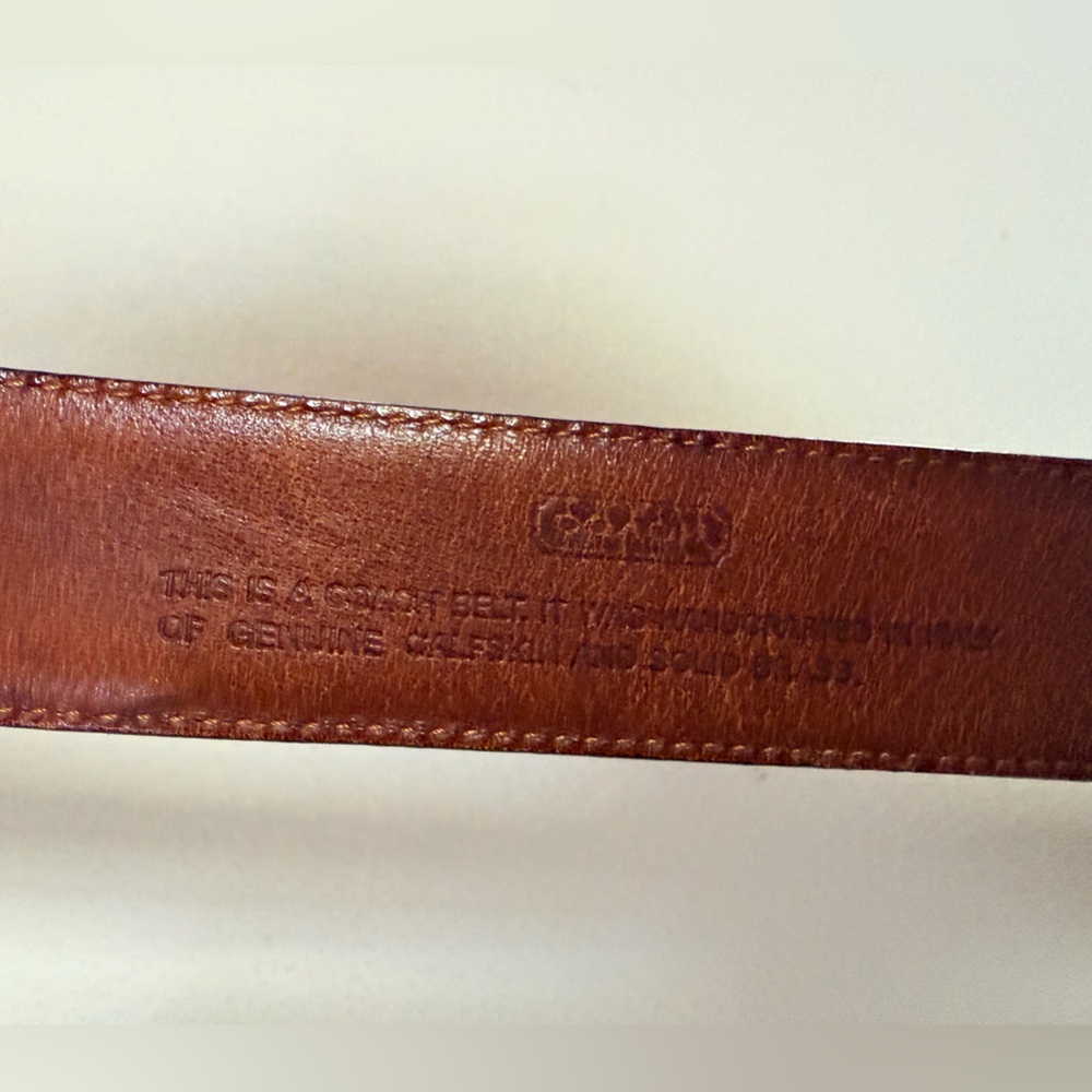 Vintage coach belt brown large 38” women’s/men’s unisex - Picture 6 of 8